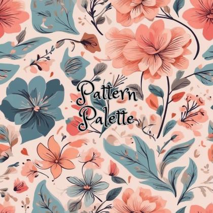 Blossom Breeze Seamless Pattern, Spring Floral..