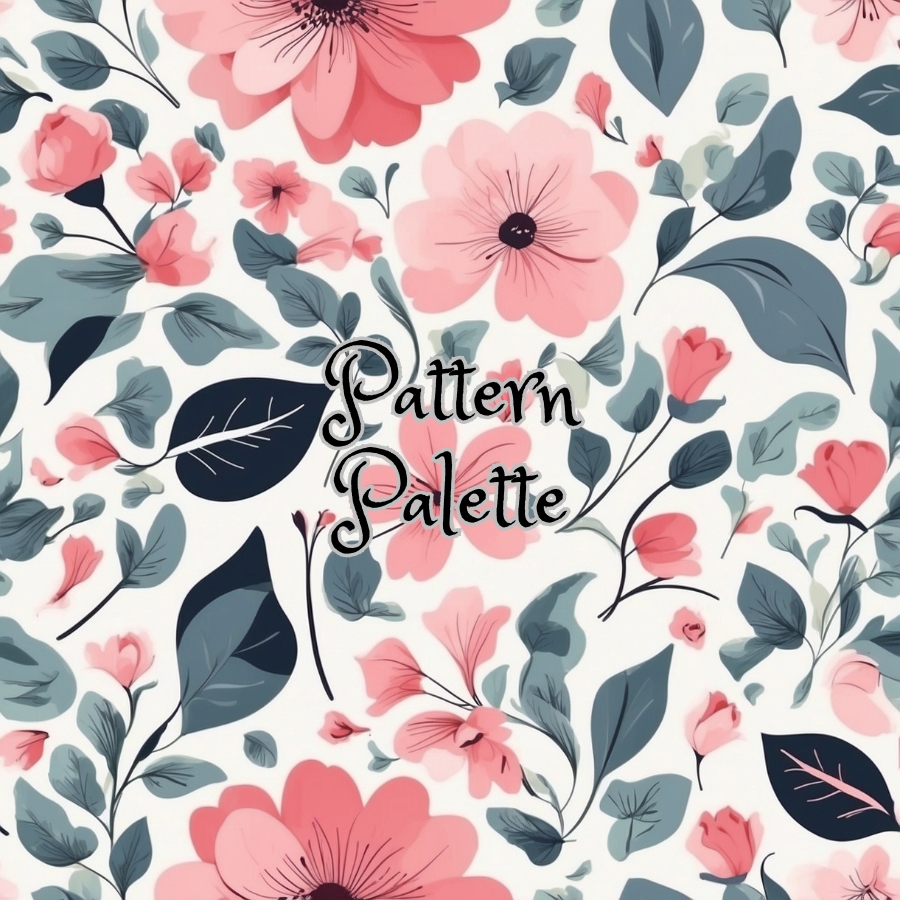 Blossom Serenade Spring Flowers Seamless Pattern, Fabric Pattern, Digital Paper, Scrapbooking Paper Designs
