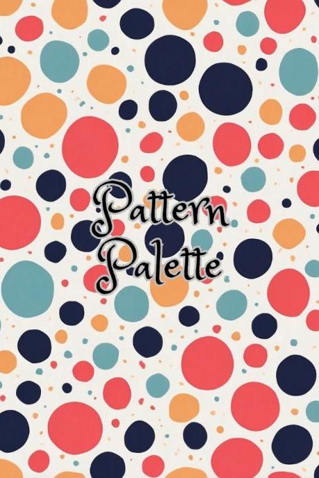 Confetti Dots Polka Dot Party Seamless Pattern, Cute Fabric Pattern, Digital Pattern, Scrapbooking Paper Designs
