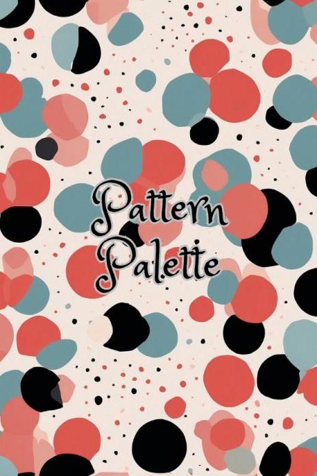 Abstract Circles And Dots Seamless Pattern, Cute Fabric Pattern, Digital Pattern, Scrapbooking Paper Designs