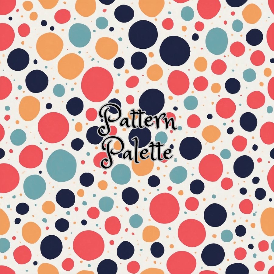 Confetti Dots Polka Dot Party Seamless Pattern, Cute Fabric Pattern ...